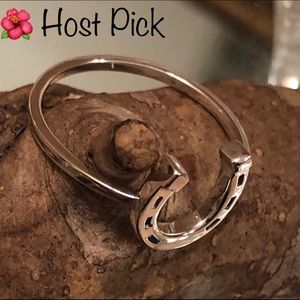 Sterling silver horseshoe ring 🎁 ~